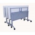 HQF 520 - 5'  x 2' Flip Top Training Table | Mobile Foldable Table with Castor